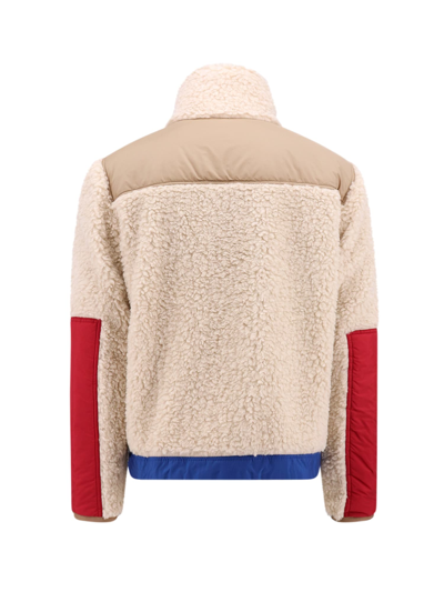 Shop Moncler Platteris Jacket In Beige