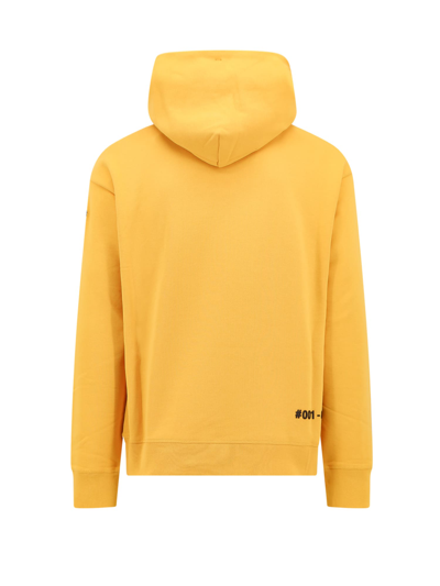 Shop Moncler Sweatshirt In Yellow
