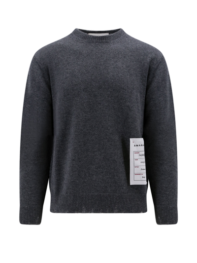 Shop Amaranto Sweater In Grey