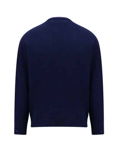 Shop Amaranto Sweater In Blue