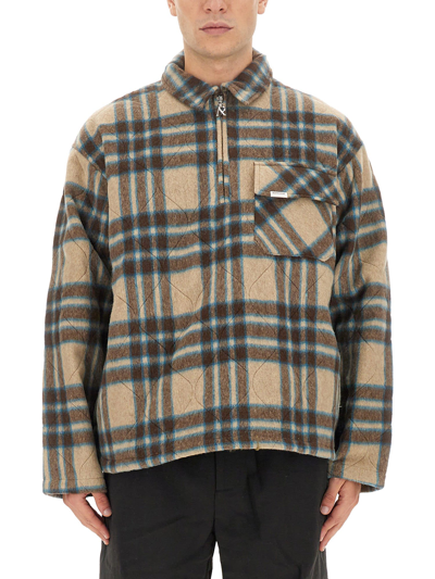 Shop Represent Plaid Shirt In Multicolor