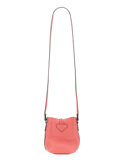 Shop Longchamp Roseau Essential Bag In Rosa