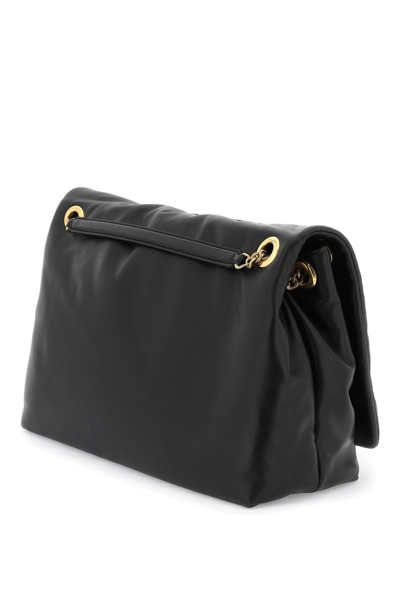 Shop Dolce & Gabbana Devotion Large Shoulder Bag In Nappa Leather In Nero (black)