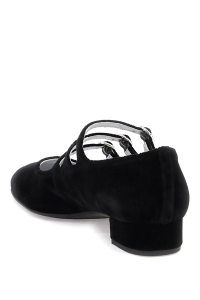 Shop Carel Velvet Mary Jane In Black (black)