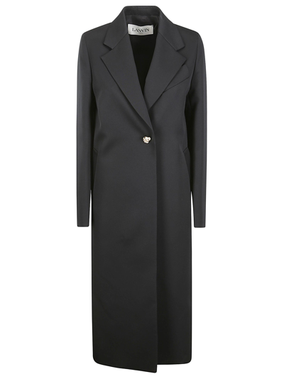 Shop Lanvin Single Breasted Long Coat In 10