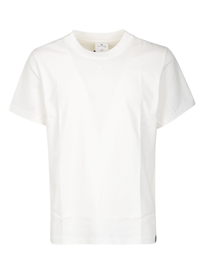 Shop Courrèges Ac Straight T-shirt In Heriwhite