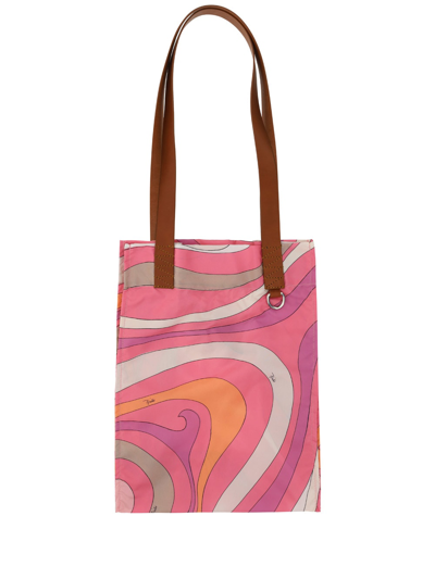 Shop Pucci Shoulder Bag In Pink
