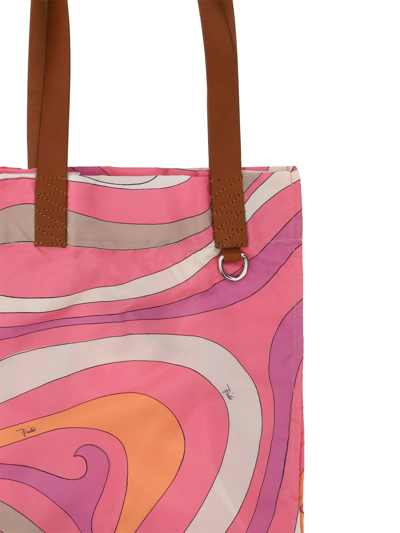 Shop Pucci Shoulder Bag In Pink