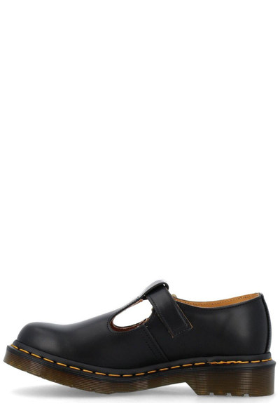 Shop Dr. Martens' Polley Mary Jane Flat Shoes In Black
