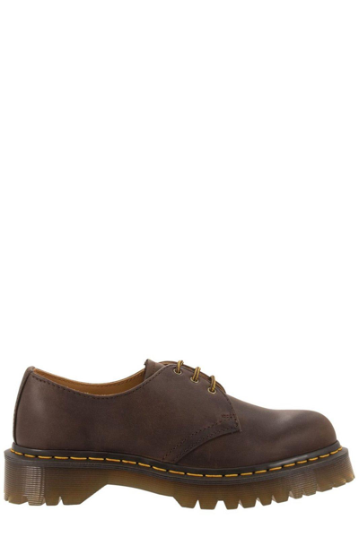 Shop Dr. Martens' 1461 Bex Laced-up Shoes In Brown
