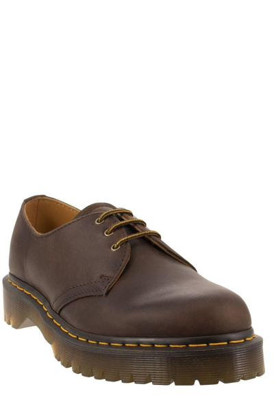 Shop Dr. Martens' 1461 Bex Laced-up Shoes In Brown
