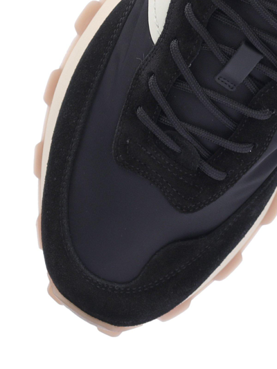Shop Tod's 1t Stripe Detailed Sneakers In Black