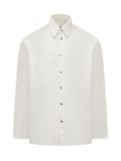 Shop Jil Sander 55 Shirt In Bianco