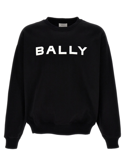 Shop Bally Logo Sweatshirt In Black