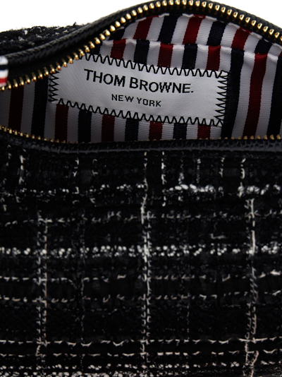 Shop Thom Browne Mini Hector Handbag In Black