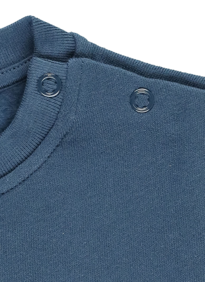 Shop Stella Mccartney Printed Sweatshirt In Blue