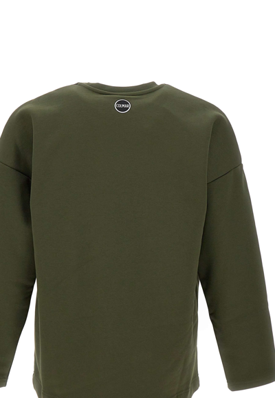 Shop Colmar Balance Cotton Sweatshirt In Military