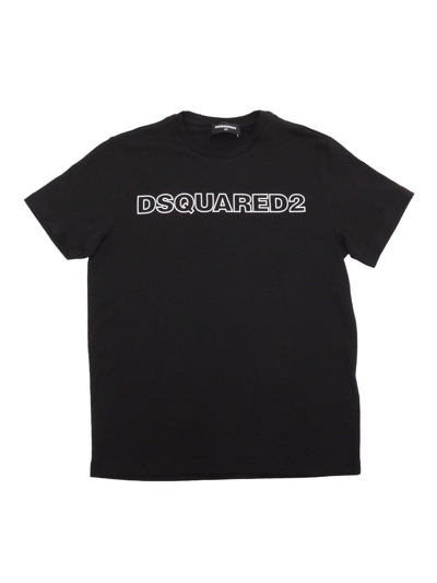 Shop Dsquared2 Logo Printed Crewneck T-shirt