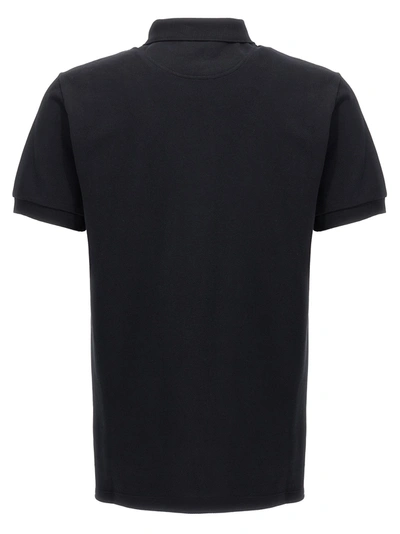 Shop Bally Embroidery Shirt Polo In Black