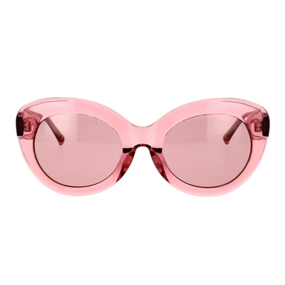 Attico The  Sunglasses In Pink