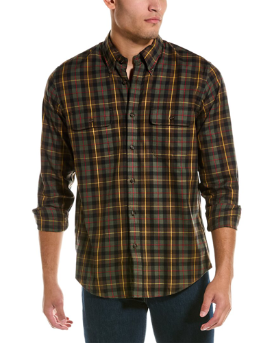 Shop Brooks Brothers Regent Fit Woven Shirt In Green