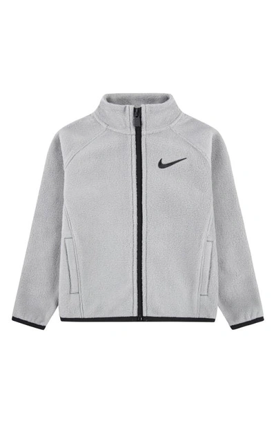 Nike Fleece Jacket In Grey