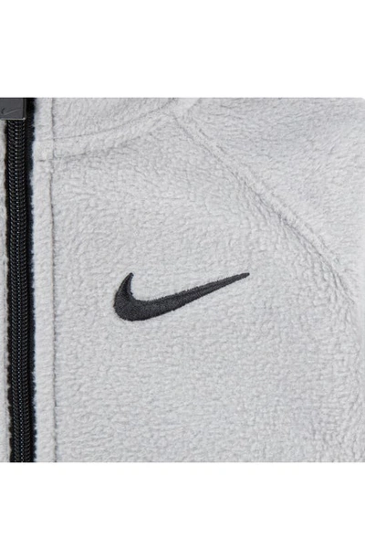 Nike Fleece Jacket In Grey