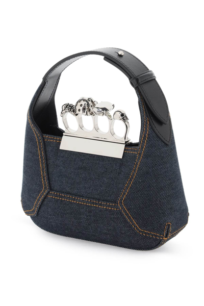 Women's The Jewelled Hobo Mini Bag in Black
