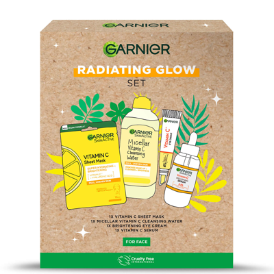 Shop Garnier Radiating Glow Set For Face: Enjoy The Brightening Power Of Vitamin C
