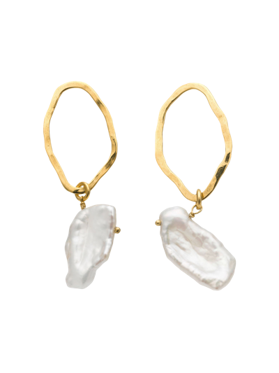 Shop Eva Remenyi Euphoria Earrings In Gold