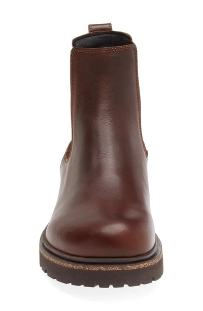 Shop Birkenstock Highwood Chelsea Boot In Chocolate