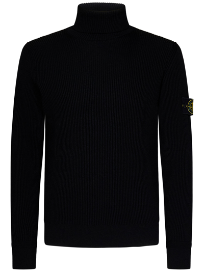Shop Stone Island Sweater In Black