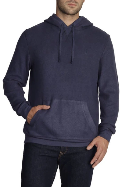 Shop Tailorbyrd Cozy Hooded Sweater In Navy