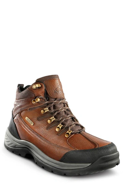 Shop Nortiv8 Waterproof Hiking Boot In Brown/ Litchi