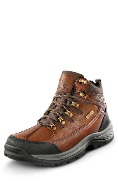 Shop Nortiv8 Waterproof Hiking Boot In Brown/ Litchi