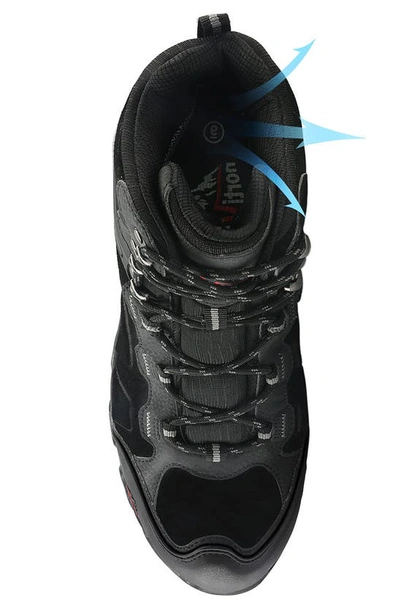 Shop Nortiv8 Waterproof Hiking Boot In Black
