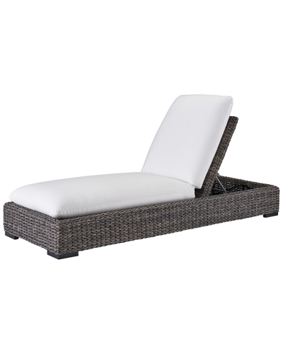 Shop Coastal Living Montauk Chaise Lounge In Brown