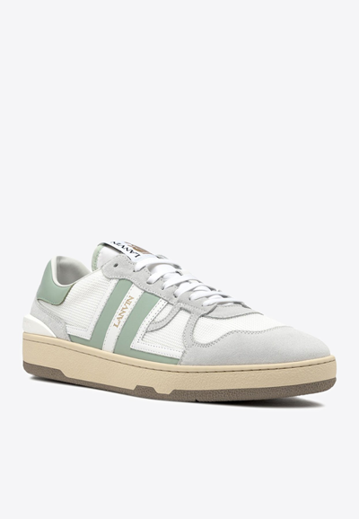 Shop Lanvin Clay Low-top Sneakers In Gray