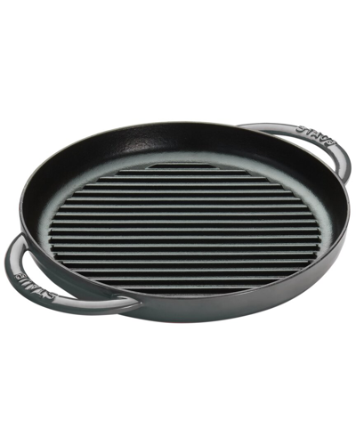 Shop Staub Enameled Cast Iron 10in Round Grill Pan