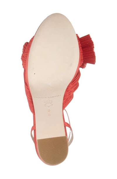Shop Loeffler Randall Natalia Platform Sandal In Red