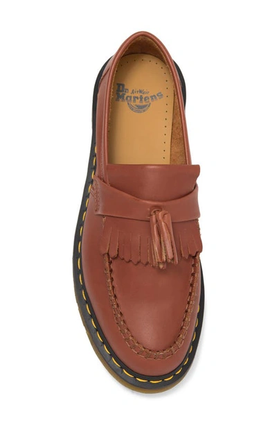 Shop Dr. Martens' Adrian Moc Toe Tassel Loafer In Saddle Tan