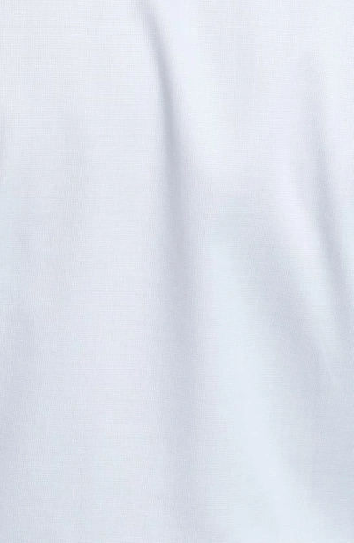 Lorenzo Uomo Trim Fit Textured Microgrid Dress Shirt In Mint
