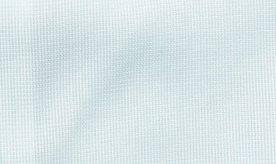 Lorenzo Uomo Trim Fit Textured Microgrid Dress Shirt In Mint