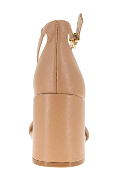 Shop Kenneth Cole New York Luisa Ankle Strap Sandal In Classic Tan