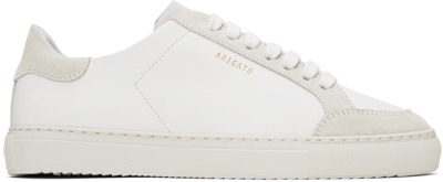 Shop Axel Arigato White Clean 90 Triple Sneakers In White/beige