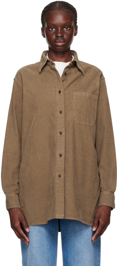 Shop The Row Tan Idro Shirt In Camel