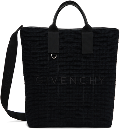 Shop Givenchy Black Large G-essentials Tote In 001-black
