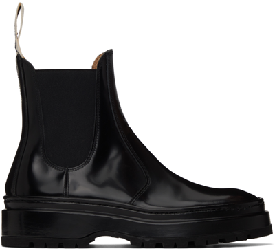 Shop Jacquemus Black Le Chouchou 'les Chelsea Pavane' Boots In 990 Black