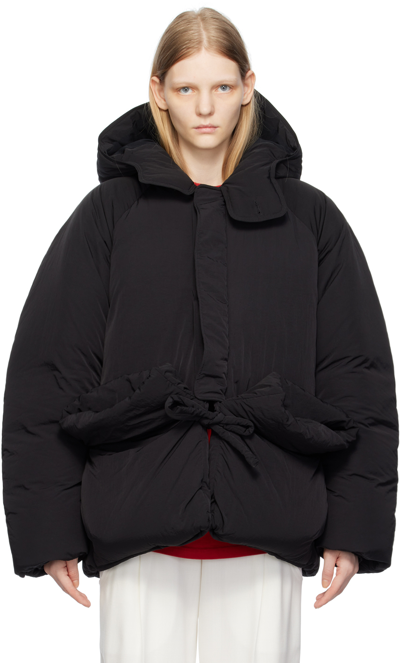 Jacquemus Black Le Chouchou 'la Doudoune Capullo' Jacket In 990 Black