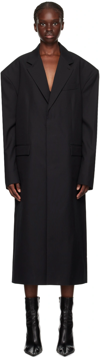 Shop 032c Black Orion Coat